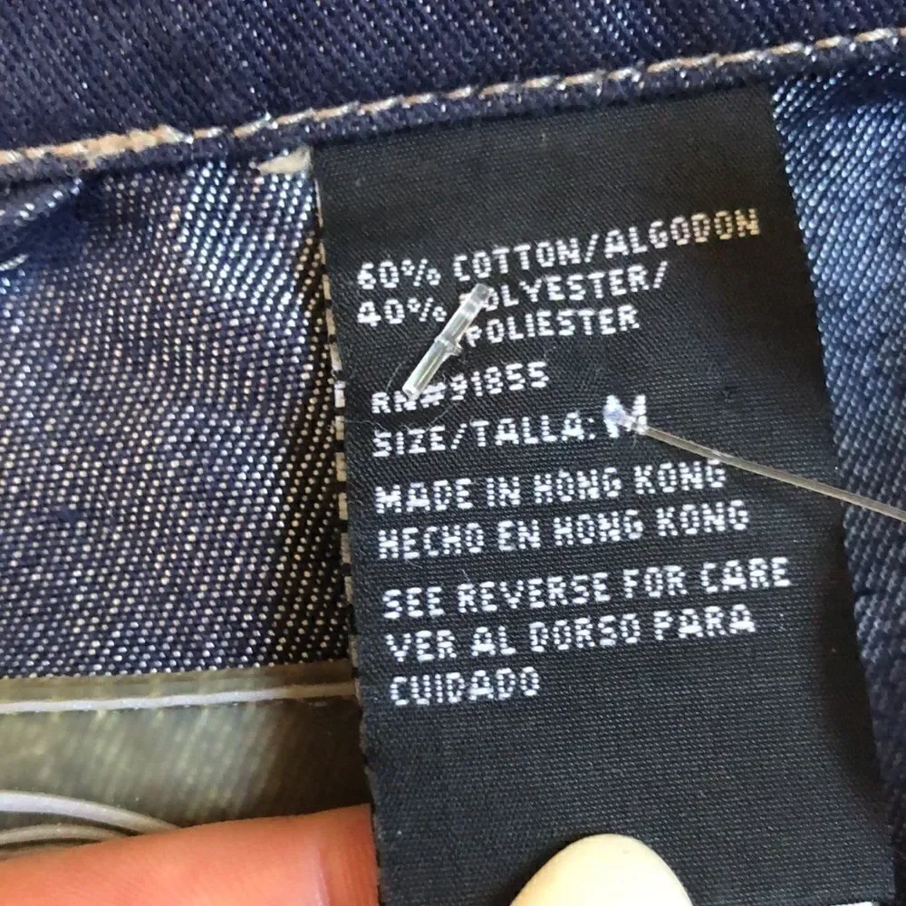 One Tough Brand denim jean jacket - Picture 4 of 6